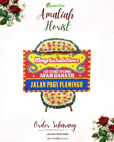 Bunga Papan Congratulation di Slamparejo